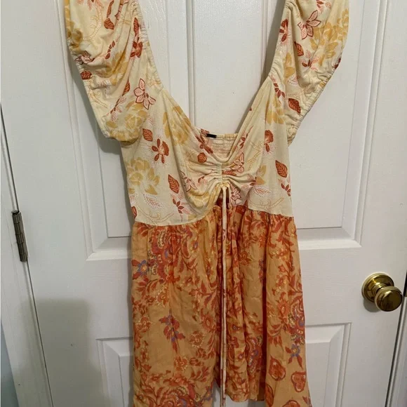 Free People La Bamba Babydoll Top *GREAT CONDITION* - Picture 2 of 10